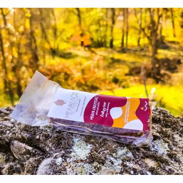 ΜΠΑΡΑ ΕΝΕΡΓΕΙΑΣ 60γρ Μόνο με Μέλι - SNACKS ΜΕ ΜΕΛΙ  στο melivelos