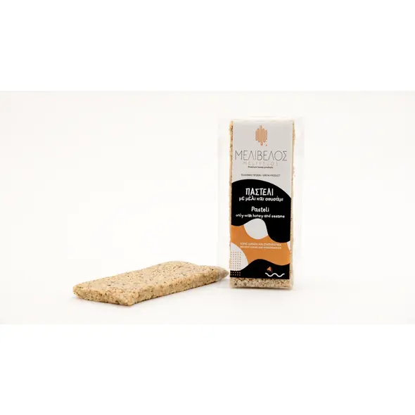 ΠΑΣΤΕΛΙ 40γρ με Μέλι και Σουσάμι - SNACKS ΜΕ ΜΕΛΙ  στο melivelos